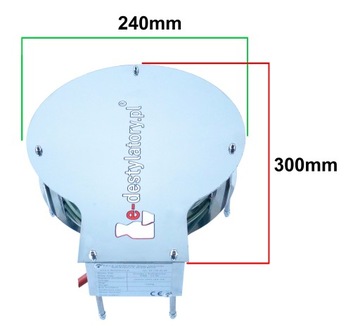 Нагреватель с дефлектором для коптильни/сушилки мощностью 2000Вт PWA-V2.0