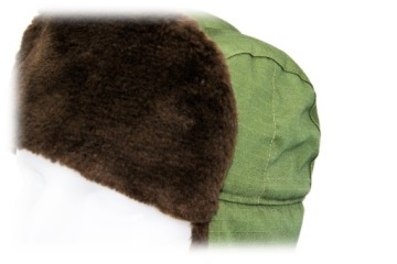 Военная шапка с подбородком, Uszatka Oliv Green R,57