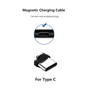 Магнитный адаптер USB C Поворотный разъем для телефона