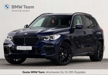 BMW X5 G05 M SUV 4.4 M50i 530KM 2022 BMW X5 I wlasciciel V8 Hak PL Gwarancja Bezwypadkowy FVAT23