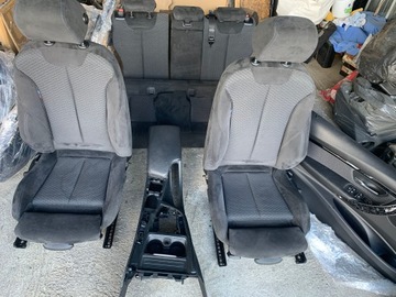 FOTELE KANAPA BMW F31 KOMBI ALCANTARA 2017r, STAN BD