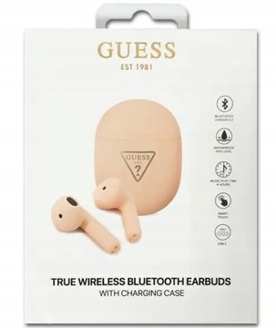 Guess słuchawki Bluetooth GUTWST82TRP TWS Różowe