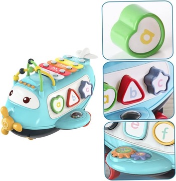 ИНТЕРАКТИВНЫЙ САМОЛЕТ НА СТРУНЕ КУЛЬМУЛЯРЫ СОРТЕР ДАТЧИКИ МЕЛОДИИ ЗВУКИ