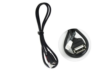 KOMPLET KABLI USB 4PIN 6PIN DO RADIA ANDROID