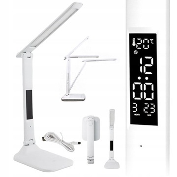СВЕТОДИОДНАЯ ШКОЛЬНАЯ НАСТОЛЬНАЯ ЛАМПА С КАЛЕНДАРЕМ