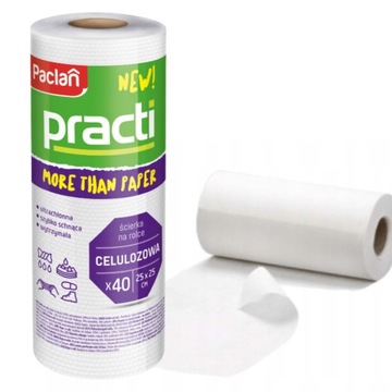PACLAN ŚCIERKA na rolce CELULOZA PRACTI 25X25 A40