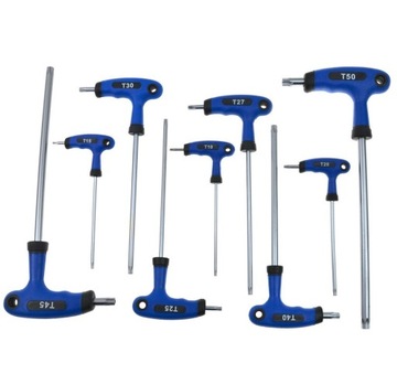 ZESTAW WKRĘTAKÓW TORX T10 - T50 9 ELEMENTÓW