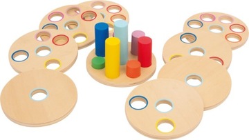 Sorter Edukacyjny Gra Logiczna Dzieci Montessori