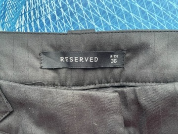 Spodnie czarne damskie RESERVED r.36