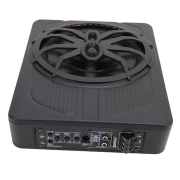 SMUKŁY SUBWOOFER SAMOCHODOWY ZASILANY POD SIEDZENIEM 10 CALI 800 W Z NASTRO