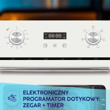 Белый 45 см комплект Индукционная варочная панель MPM-45-16/W + Духовой шкаф MPM-45-BO-22/W