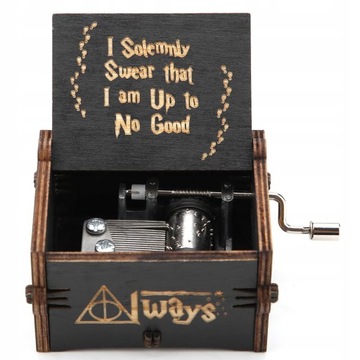 Деревянная музыкальная шкатулка Гарри Поттера