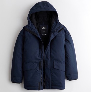 parka męska granatowa HOLLISTER Abercrombie USA L