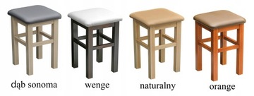 2x ТАБУРЕТ, БУК, МНОГО ЦВЕТОВ, 46 СМ