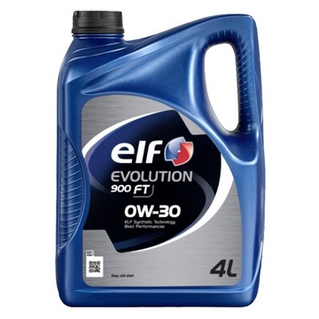 Olej ELF EVOLUTION 900 FT 0W30 4L SL/CF, A3/B4