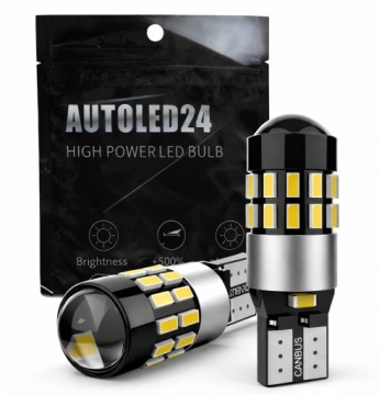 ŻARÓWKI LED POSTOJOWE KPL. POSTOJÓWKA 30 LED T10 W5W x2 RETRIFY CANBUS PRO