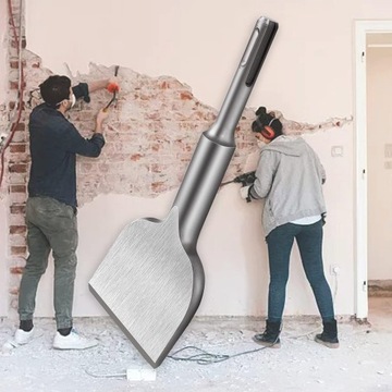 SDS-PLUS Изогнутое долото, плоское, широкое, 75x165 мм, для бетона