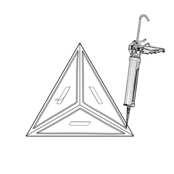 2szt Pułapki Basowe Kątowa Triangle SCIFI-F | Wenge-Żółty