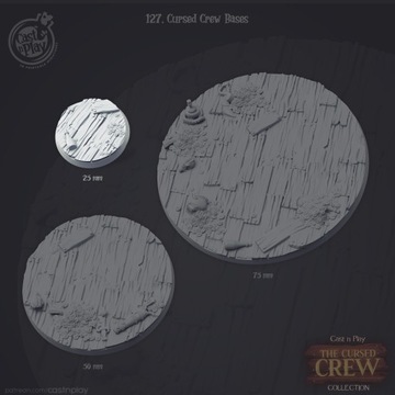 Основание Cursed Crew 25 мм | Фигурка РПГ, Warhammer