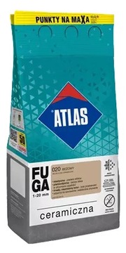 Fuga Ceramiczna 020 Beżowy 5kg Atlas
