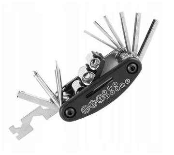 ZESTAW KLUCZY DO ROWERU MULTITOOL PORĘCZNY ZESTAW 16W1