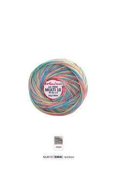 Kordonek Multi 0204 Multikolorowy 10 50g 280m 204