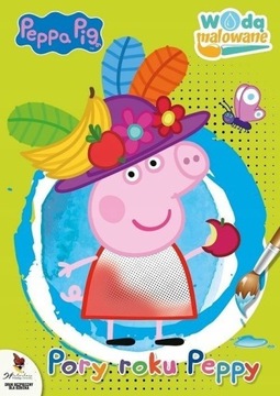 WODNA MALOWANKA świnka Peppa PORY ROKU PEPPY wodą malowane