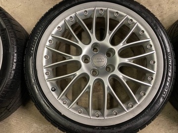 AUDI A6 A8 A4 ALU RÁFKY 19 PALCŮ + PNEUMATIKY VÍKA BBS