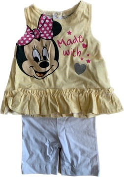 komplet dziecięcy bluzka legginsy Disney 62cm/3m