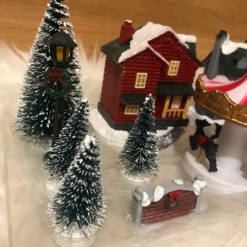 МИНИ ВОЛШЕБНАЯ ДЕРЕВНЯ СВЕТ Рождественская деревня