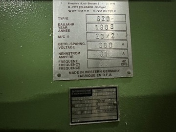 Пила FROMMIA 620 с тележкой