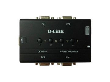 D-Link DKVM-4K 4-портовый KVM-переключатель VGA и PS/2