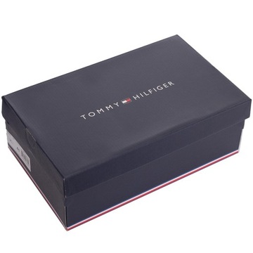 TOMMY HILFIGER BUTY MĘSKIE SKÓRZANE GRANATOWE r.42