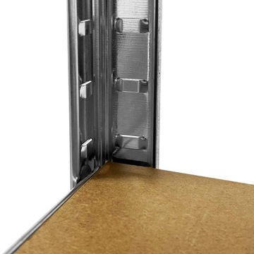 СТЕЛЛАЖ ДЛЯ ХРАНЕНИЯ 5 ПОЛОК УГЛОВОЙ ШКАФ ДЛЯ ПОДВАЛА ГАРАЖА 180x90x40 см