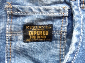 RESERVED jak NOWE jeans SPODENKI BERMUDY r 32 pas 88cm