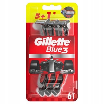 MASZYNKA DO GOLENIA GILLETTE BLUE 3 6 SZT RED MASZYNKI SPECIAL EDITION