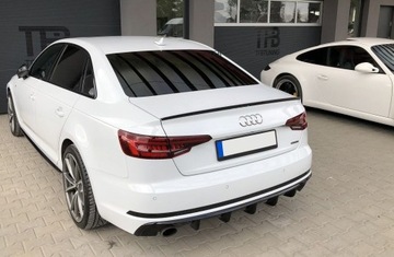 Диффузор заднего бампера RS Look для Audi A4 B9 Prefacelift 16-19 S-Line