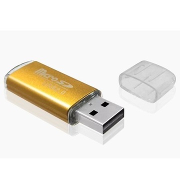 Adapter USB2.0 na Micro SD - Czytnik kart pamięci MicroSD TF - mix kolorów