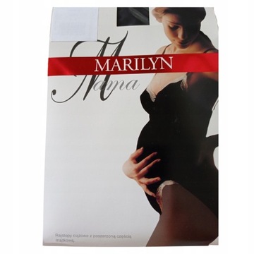 Rajstopy Ciążowe Relaksujące Nieuciskające Marilyn MAMA 20 DEN Beżowe 3