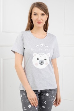 ПИЖАМА BEAR YOUTH, БРЮКИ С КОРОТКИМ РУКАВОМ, БРЮКИ С РУКАВОМ 3/4, ПРИНТ S