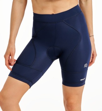 ЖЕНСКИЕ ВЕЛОСИПЕДНЫЕ ШОРТЫ СО СВЕТООТРАЖАЮЩЕЙ ВСТАВКОЙ