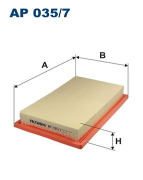 FILTRON FILTR VZDUCHU TŘÍDA C T-MODEL (S205)