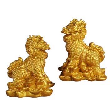 1 para Kylin Statua Feng Lin Rzeźba