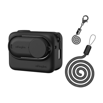 OCHRONNY SILIKONOWA OSŁONKA Z LINĄ DO INSTA360 GO3