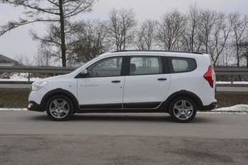 Dacia Lodgy Minivan Facelifting 1.2 TCe 115KM 2017 Dacia Lodgy 1.2 TCe nawi doinwestowany gwarancja, zdjęcie 3