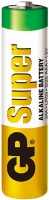 Щелочные батарейки GP R03 AAA Super Value, 5 шт.