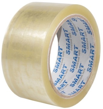 УПАКОВОЧНАЯ КЛЕЙКАЯ ЛЕНТА SMART, БЕСЦВЕТНАЯ, ПРОЗРАЧНАЯ, ПРОЧНАЯ 48/60