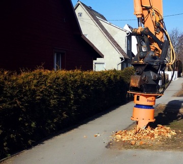 Корчевательная дробилка для пней Dipperfox