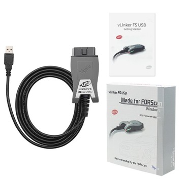 Adapter USB Vgate vLinker FS OBD2 do HS/MS-CAN