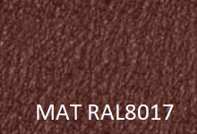 Прямой выступ Коричневый MAT RAL8017